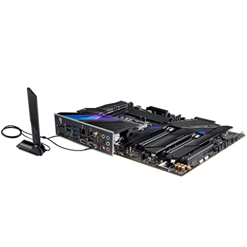 ROG Strix Z590-E Gaming WiFi 6E LGA 1200(Intel® 11th/10th Gen) ATX gaming motherboard (PCIe 4.0, 14+2 power stages, DDR4 5333+, Dual Intel® 2.5 Gb LAN,Thunderbolt 4, 4xM.2/NVMe SSD and AURA RGB)