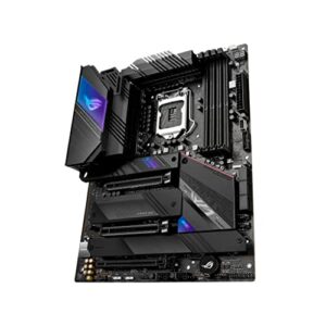 ROG Strix Z590-E Gaming WiFi 6E LGA 1200(Intel® 11th/10th Gen) ATX gaming motherboard (PCIe 4.0, 14+2 power stages, DDR4 5333+, Dual Intel® 2.5 Gb LAN,Thunderbolt 4, 4xM.2/NVMe SSD and AURA RGB)