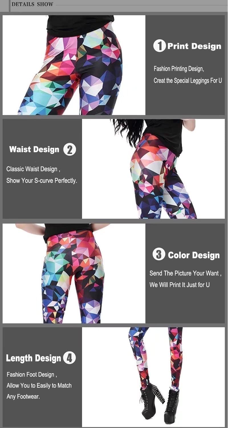 NDISTIN Novelty Border Collie Print Gym Yoga Seamless Pants for Women Tummy Control Leggings Running Pants Athletic Exercise Fitness Leggings Sports Clothes Stretchy High Waist Activewear Pants L