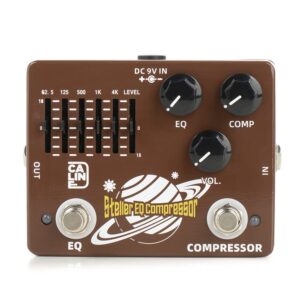 Caline DCP-10 Stella Bass Compressor EQ Effect Pedal Dual Pedal