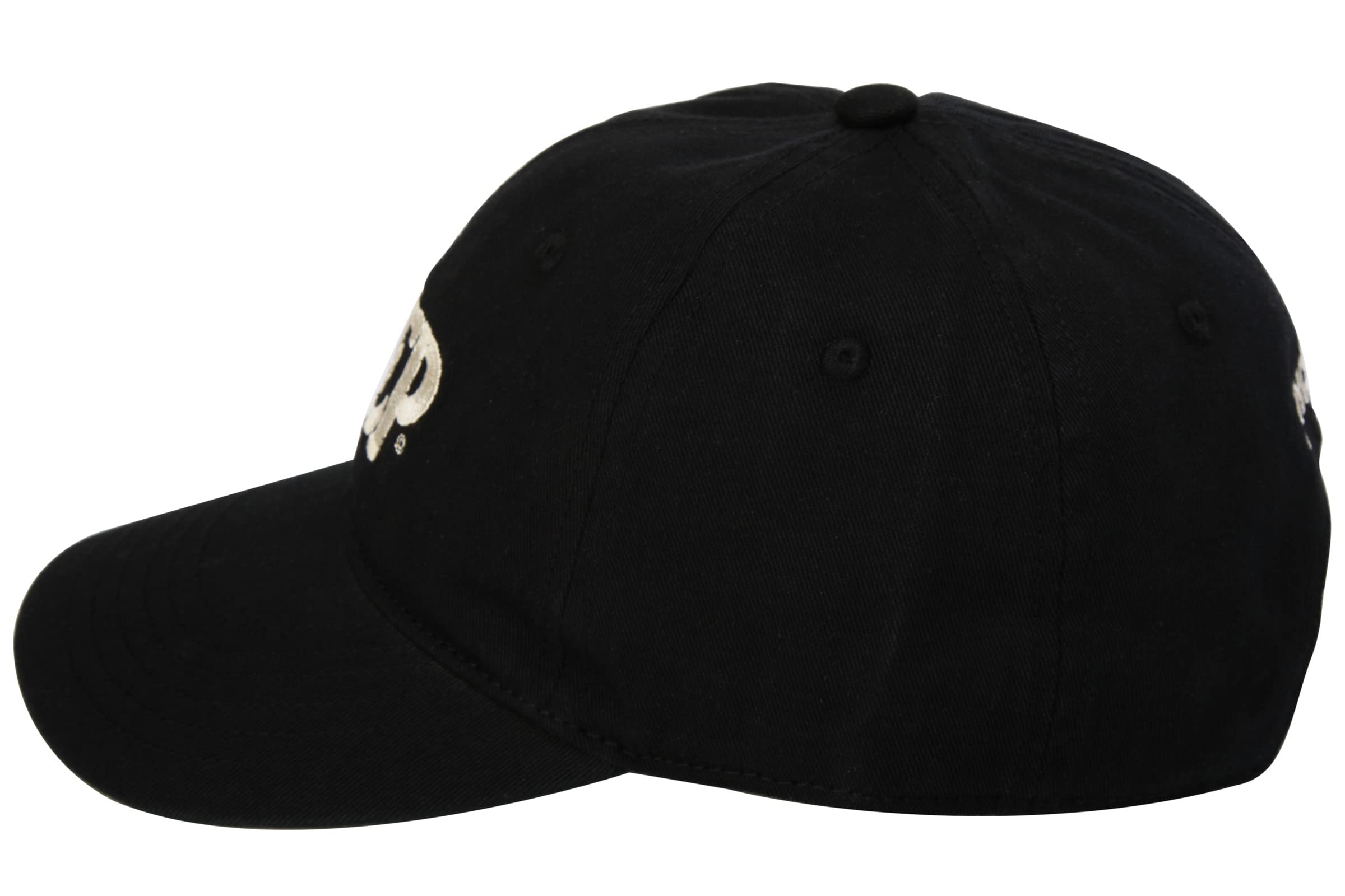 Jeep Vintage Script Logo Heavy Chino Twill Hat - Black