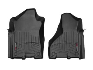 weathertech custom fit floorliners for ram truck 4500/5500, ram 2500/3500, ram truck 2500/3500, ram 4500/5500-1st row (4415451), black