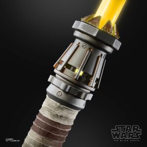 STAR WARS The Black Series Rey Skywalker Force FX Elite Lightsaber with Advanced LEDs and Sound Effects, Adult Collectible Roleplay Item,F2014