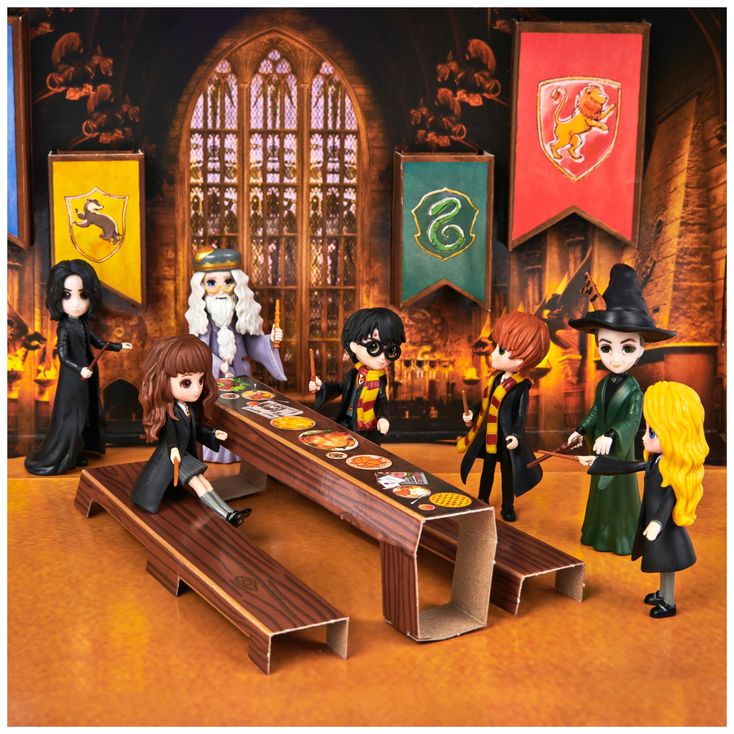 Wizarding World Harry Potter, Magical Minis Collector Set with 7 Collectible 3-inch Toy Figures, Kids Toys for Ages 5 and up