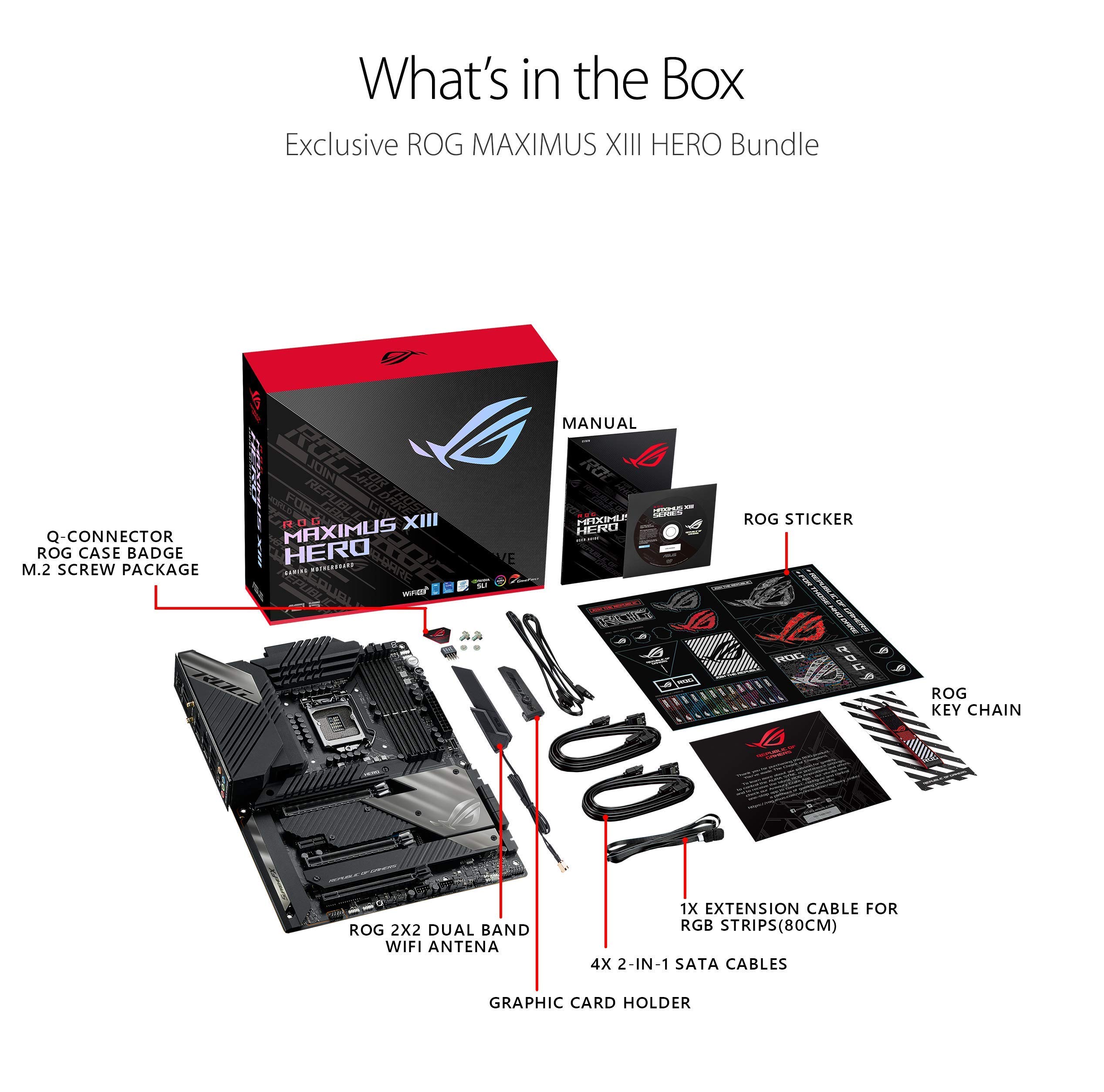 ROG Maximus XIII Hero (WiFi 6E) Z590 LGA 1200(Intel®11th/10th Gen) ATX gaming motherboard (PCIe 4.0, 14+2 power stages, DDR4 5333+, Dual 2.5Gb LAN,Thunderbolt 4 onboard, 4X M.2/NVMe SSD, Aura RGB)