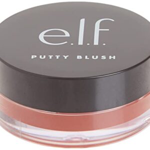 e.l.f. Putty Blush, Creamy & High-Pigment Formula For A Natural Glow, Delivers A Semi-Matte & Powder Finish, Vegan & Cruelty-Free, Bali