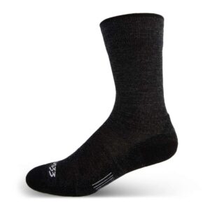 usa made - boot socks - micro weight full cushion - hunting socks - merino wool - mountain heritage - black - x-large