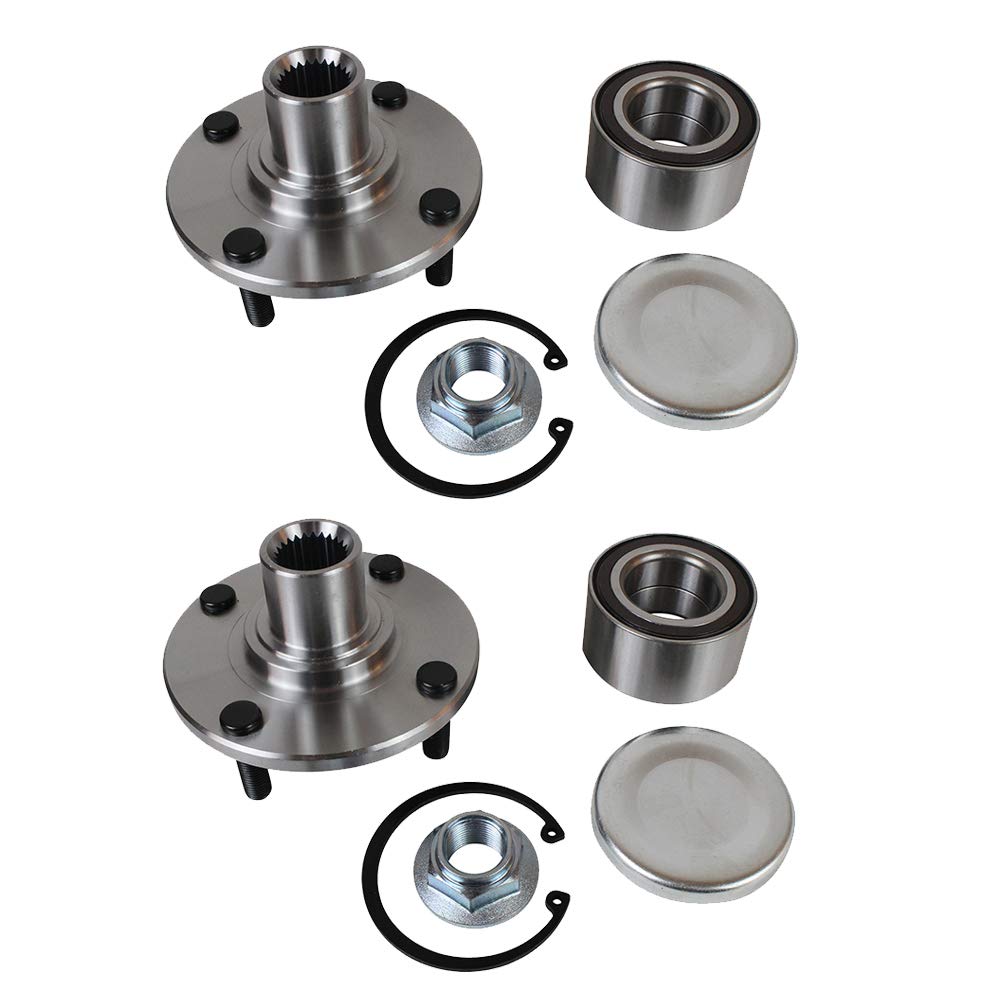 Autoround 518510 [2-Pack] Front Wheel Bearing and Hub Assembly Kit Fit for Ford Focus 2000-2011 4 Lug