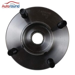 Autoround 518510 [2-Pack] Front Wheel Bearing and Hub Assembly Kit Fit for Ford Focus 2000-2011 4 Lug