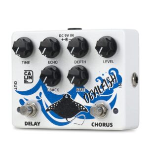 Caline DCP-03 DEVILFISH Chorus Delay Effect Pedal Dual Guitar Pedal