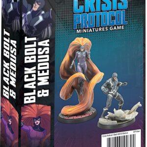 Marvel Crisis Protocol Black Bolt and Medusa CHARACTER PACK | Miniatures Battle Game | Strategy Game for Adults and Teens | Ages 14+ | 2 Players | Avg. Playtime 90 Minutes | Made by Atomic Mass Games