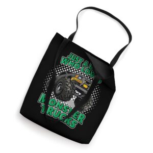 Monster Truck Gift Boys Motocross 4 Wheel Monster Truck Tote Bag