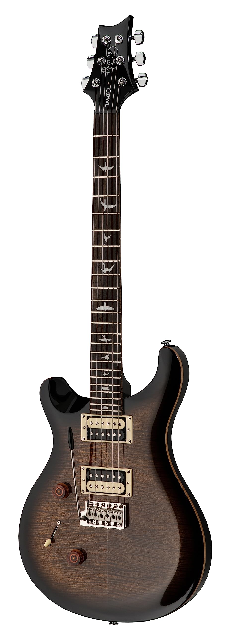 PRS Paul Reed Smith 6 String SE Custom 24 Electric, Black Gold Burst with Gigbag, Right (107993:BG)