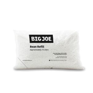 Big Joe Bean Refill, Polystyrene Beans for Bean Bags or Crafts, 75 Liters