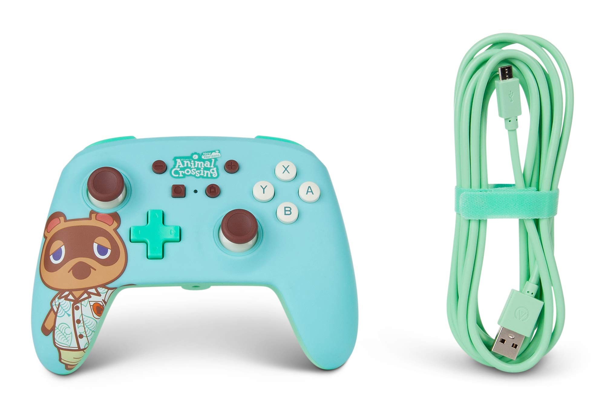 PowerA Enhanced Wired Controller for Nintendo Switch - Animal Crossing: Tom Nook