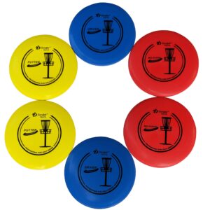 DDonglai Disc Golf Starter Set/Disc Golf Beginner Set, Included 2X Driver, 2xMid-Range, 2xPutter, Carry Bag, Towel and Mini Marker,Disc Golf Beginner Set