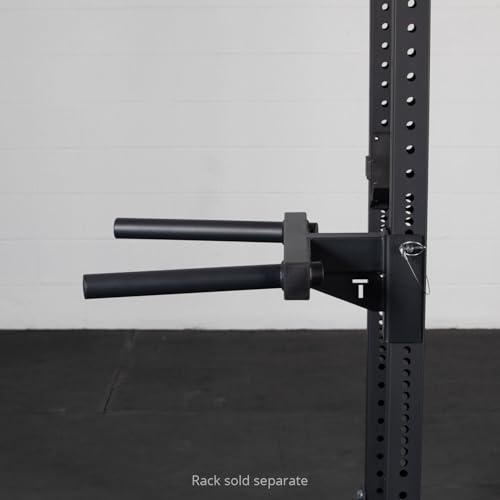 Titan Fitness X-3 Series Y-Dip Bar, Rack Mounted Dip Attachment, 550 LB Capacity, Fits 3â€ x 3â€ Tubular Steel