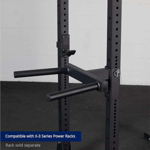 Titan Fitness X-3 Series Y-Dip Bar, Rack Mounted Dip Attachment, 550 LB Capacity, Fits 3â€ x 3â€ Tubular Steel