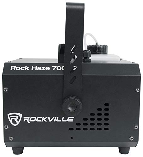 Rockville ROCKHAZE 700 CFM DMX Haze Machine Water Based DJ/Club Hazer and (2) Remotes