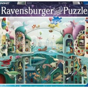 Ravensburger If Fish Could Walk 2000 Piece Jigsaw Puzzle - Unique Artisan Design | Softclick Technology Engaging Family Activity | Climate Pledge Friendly