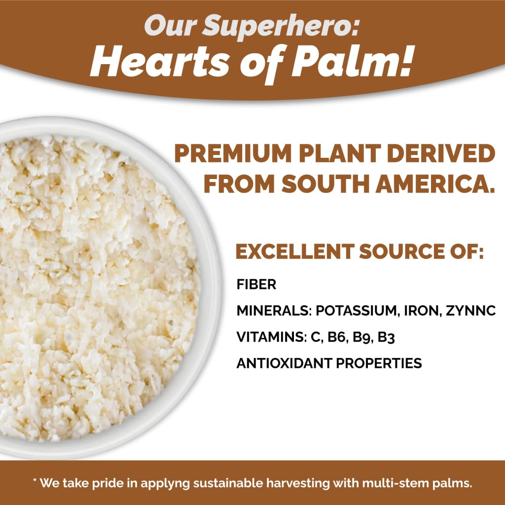 Palmini Rice | Low-Carb, Low-Calorie Hearts of Palm Rice | Keto, Gluten Free, Vegan, and Non-GMO | As seen on Shark Tank | (12 Ounce Pouch - Pack of 1)