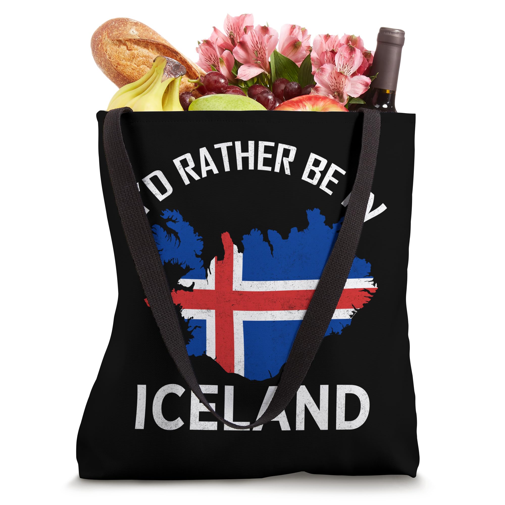 I'd Rather Be in Iceland | Island Europe Nordic Tote Bag