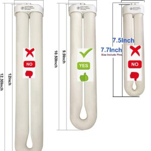 Konideke Replacement Bulbs BF190 Black Light Compatible BK-40D, FUL32T8/BL 365nm, U Shape BL Fluorescent lamp,10 inch 32 Watt 1 Pack