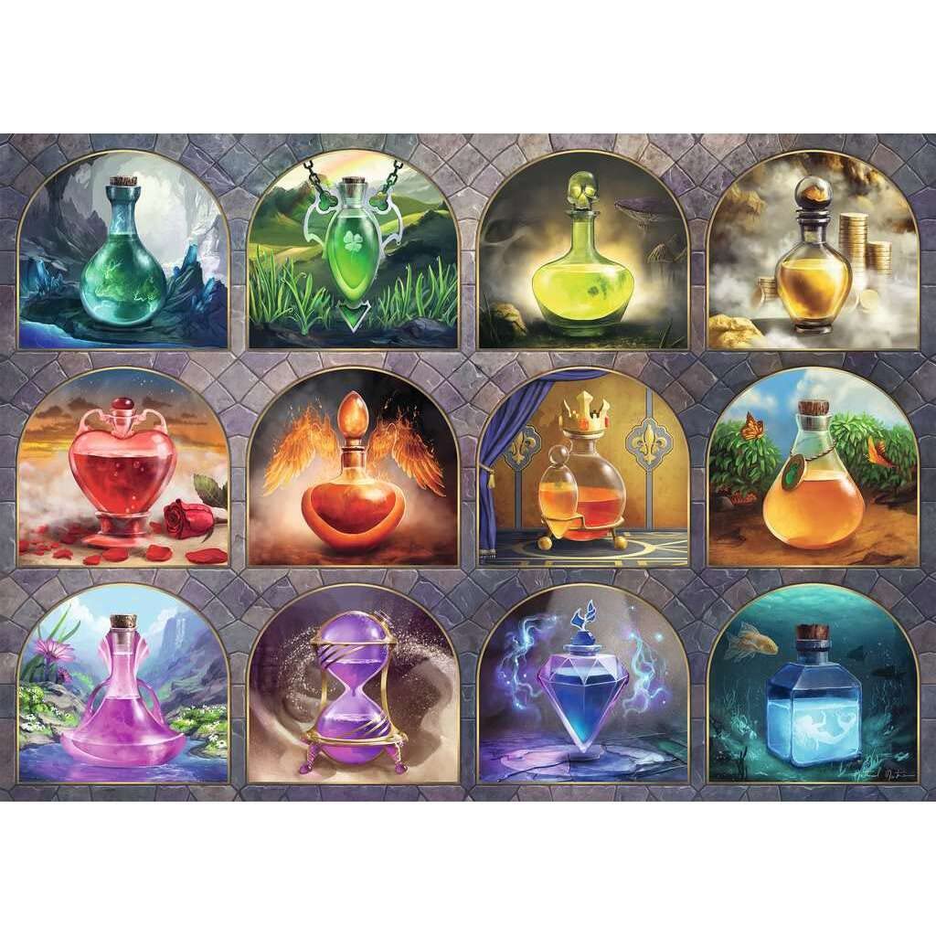 Ravensburger Magical Potions 1000 Piece Jigsaw Puzzle for Adults - 16816 - Every Piece is Unique, Softclick Technology Means Pieces Fit Together Perfectly