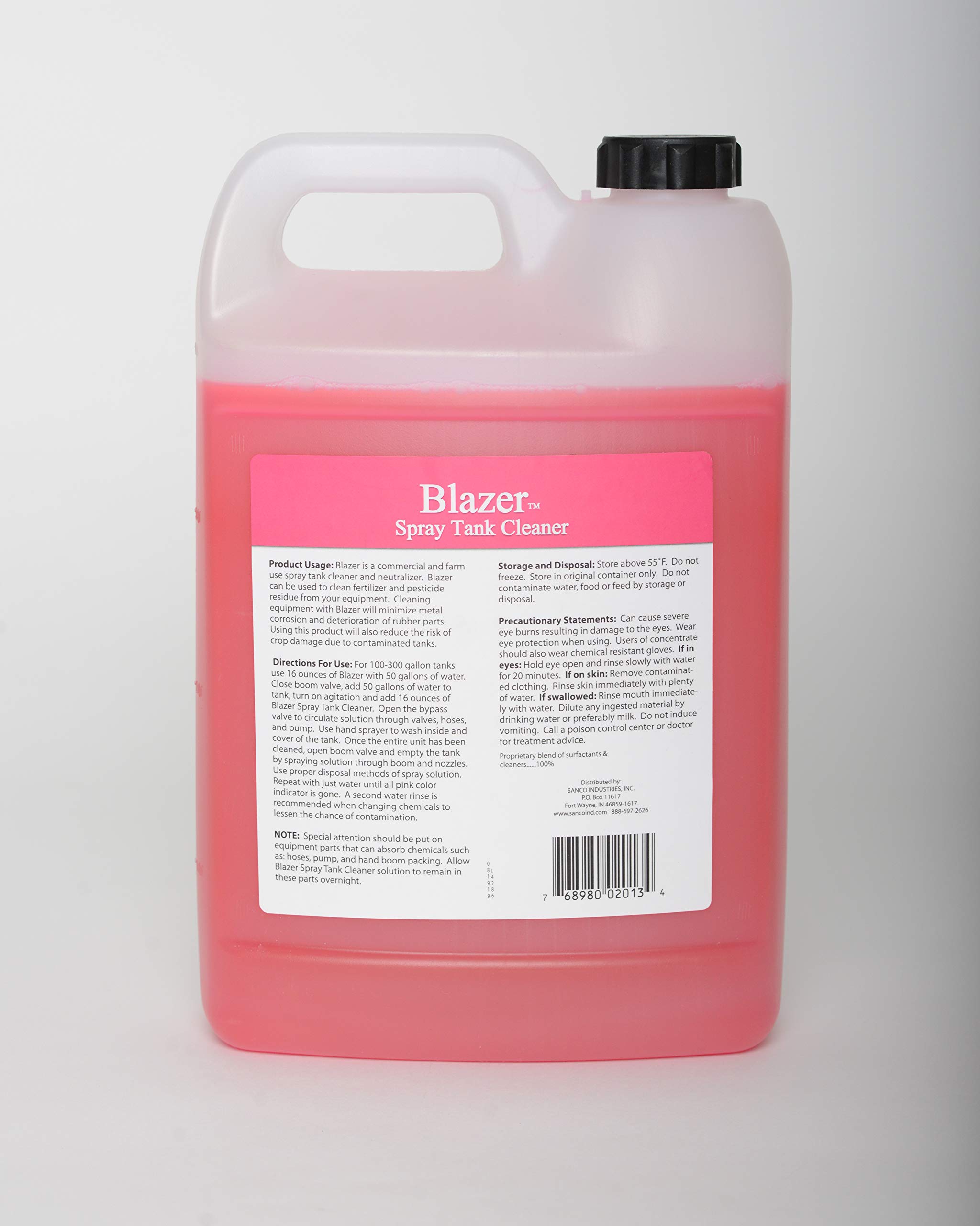 Liquid Harvest Blazer Spray Tank Cleaner, Gallon (128oz), for Cleaning All Chemical Solution Residue - Spray Tank Cleaner for Gardening and Lawn