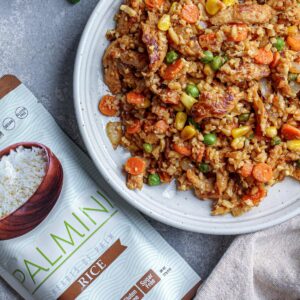 Palmini Rice | Low-Carb, Low-Calorie Hearts of Palm Rice | Keto, Gluten Free, Vegan, and Non-GMO | As seen on Shark Tank | (12 Ounce Pouch - Pack of 1)