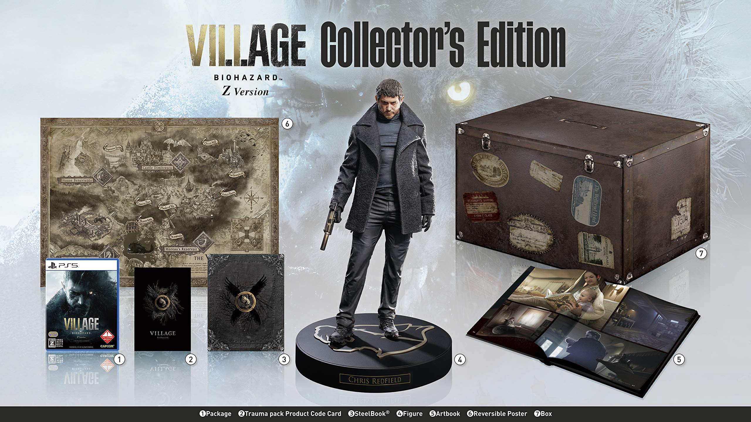 【PS5】BIOHAZARD VILLAGE Z Version COLLECTOR'S EDITION【Amazon.co.jp限定】オリジナルデジタル壁紙(PC・スマホ) ※有効期限切れのため入手不可・使用不可【CEROレーティング「Z」】