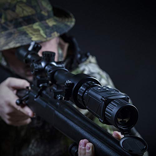 AGM Global Vision Rattler TC35-384 Thermal Clip-On riflescope - 17μm Thermal Vision Detector with 384×288 Resolution, Thermal Imaging Clip-on 1235m Detection