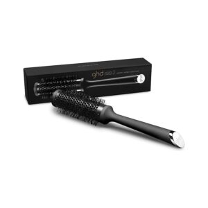 ghd Air Professional Blowout Duo — 1600w Hair Blow Dryer (Black) and The Blow Dryer Ceramic Vented Round Brush - 1.3 inch Barrel, 35mm Barrel, Size 2 (Black)