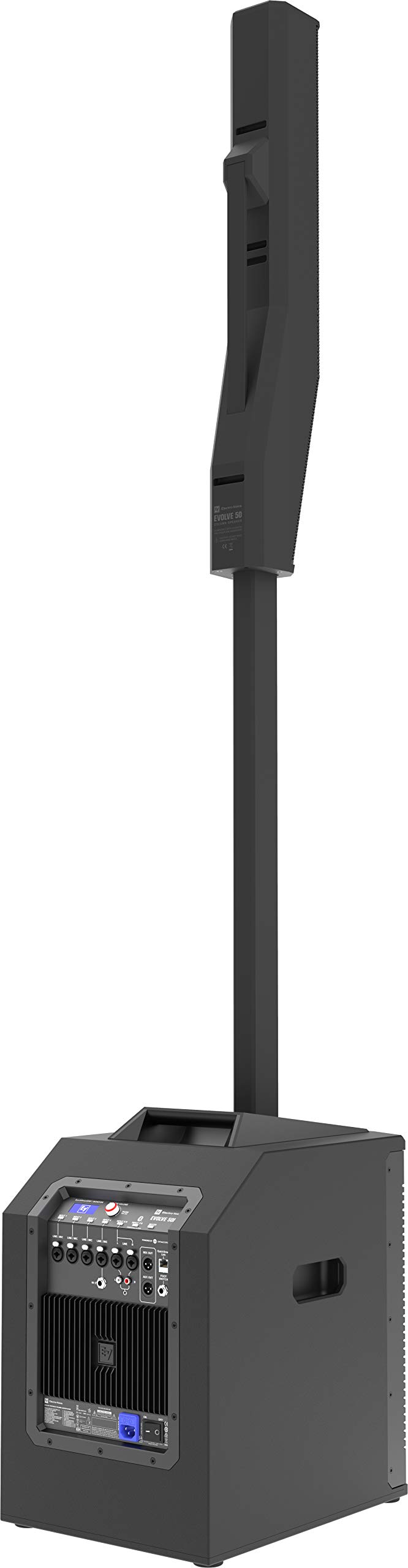 Electro-Voice Evolve 50M Portable Linear Column Array PA System, Black (EVOLVE50MBK)