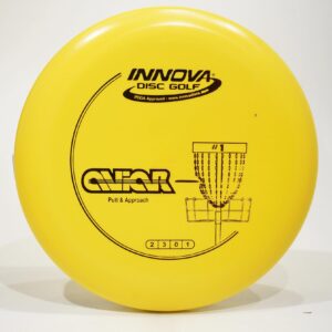 Innova Super Lightweight DX Aviar Putter & Approach Golf Disc, Pick Color/Weight [Stamp & Exact Color May Vary] Yellow 130-139 Grams