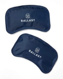 ballast cooling gel pack (2-pack) - cooling pack accessory, ballast beach pillow accessory - cool down on a hot day