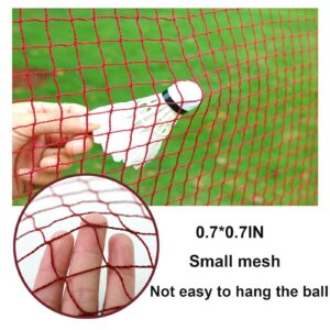 Glodwheat Badminton Net Sports Outdoor Indoor Fitness Badminton Pickleball Replacement Net for Backyard Beach Garden (20 FT x 2.5 FT)