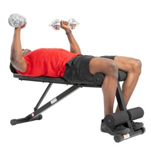 Sunny Health & Fitness Adjustable Incline/Decline Weight Bench - SF-BH620038