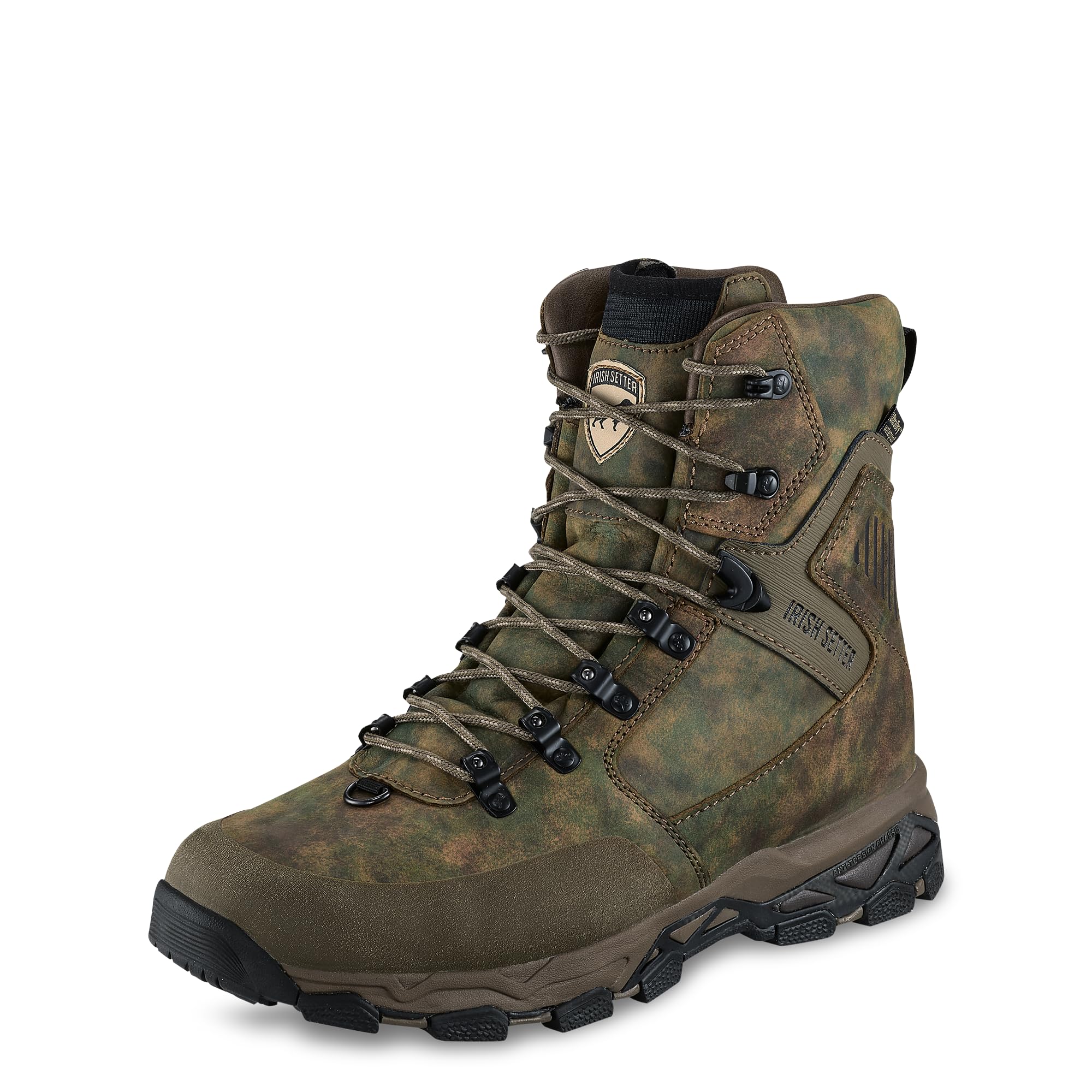 Irish Setter, Pinnacle, Men’s, 9", Waterproof, Insulated 400g, Hunting Boot, Earth Field Camo, 10.5 D (Medium)