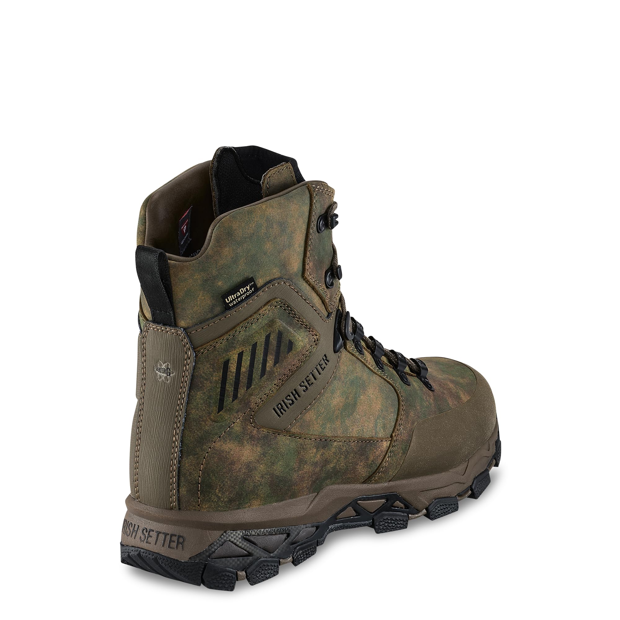 Irish Setter, Pinnacle, Men’s, 9", Waterproof, Insulated 400g, Hunting Boot, Earth Field Camo, 10.5 D (Medium)