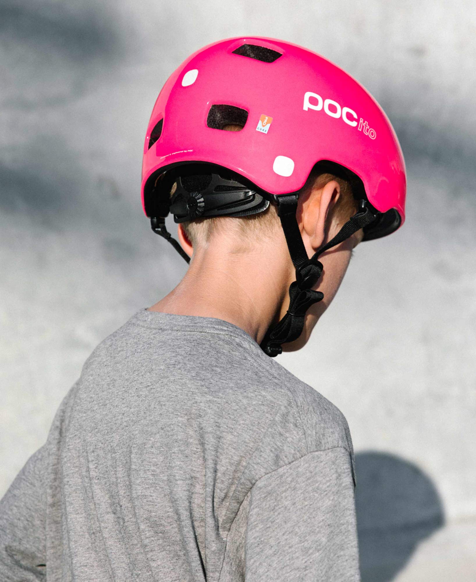 POC Pocito Crane MIPS Helmet - Kids' Fluorescent Pink, M/L