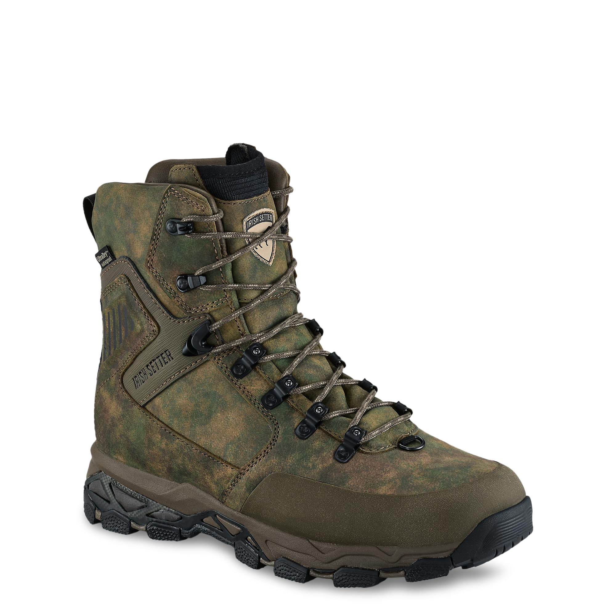 Irish Setter, Pinnacle, Men’s, 9", Waterproof, Insulated 400g, Hunting Boot, Earth Field Camo, 10.5 D (Medium)