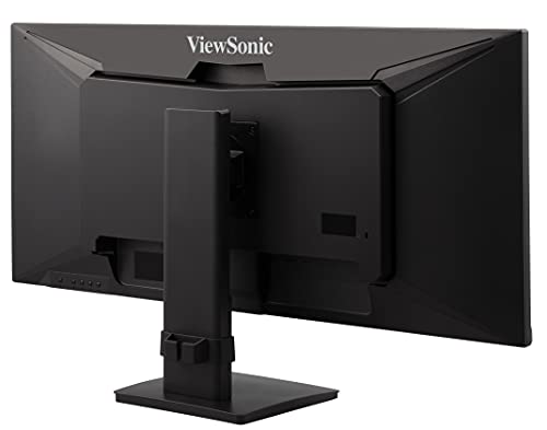 ViewSonic VA3456-MHDJ 34 Inch 21:9 UltraWide WQHD 1440p IPS Monitor with Ultra-Thin Bezels, Ergonomics Design, HDMI, and DisplayPort Inputs for Home and Office