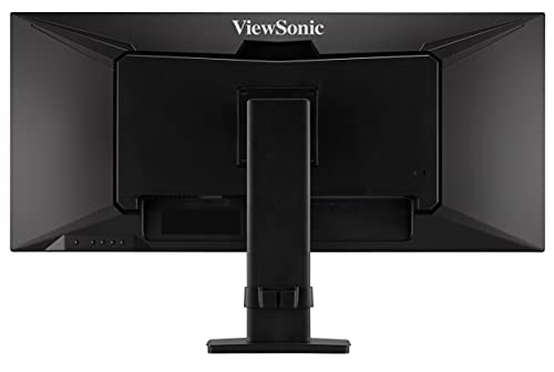 ViewSonic VA3456-MHDJ 34 Inch 21:9 UltraWide WQHD 1440p IPS Monitor with Ultra-Thin Bezels, Ergonomics Design, HDMI, and DisplayPort Inputs for Home and Office