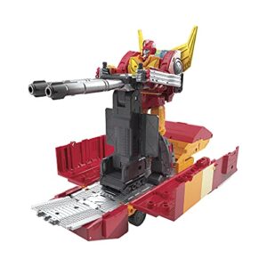 Transformers Toys Generations War for Cybertron: Kingdom Commander WFC-K29 Rodimus Prime with Trailer Action Figure, Kids Ages 8 and Up, 7.5-inch