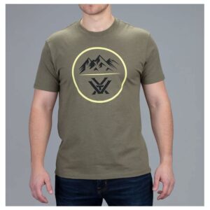 Vortex Optics Three Peaks Short Sleeve Shirt - Military Heather - Large