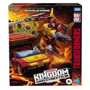 Transformers Toys Generations War for Cybertron: Kingdom Commander WFC-K29 Rodimus Prime with Trailer Action Figure, Kids Ages 8 and Up, 7.5-inch