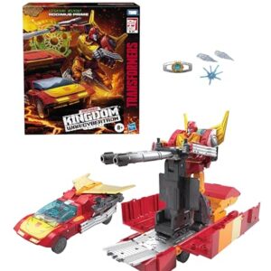 Transformers Toys Generations War for Cybertron: Kingdom Commander WFC-K29 Rodimus Prime with Trailer Action Figure, Kids Ages 8 and Up, 7.5-inch