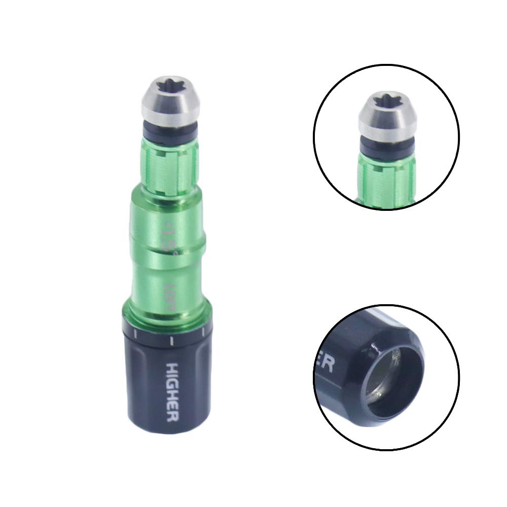 Seacloud 1PC Golf Adapter Sleeve RH 1.5°for Taylormade R11s /R9 /R11 /RBZ Driver 0.350 Green