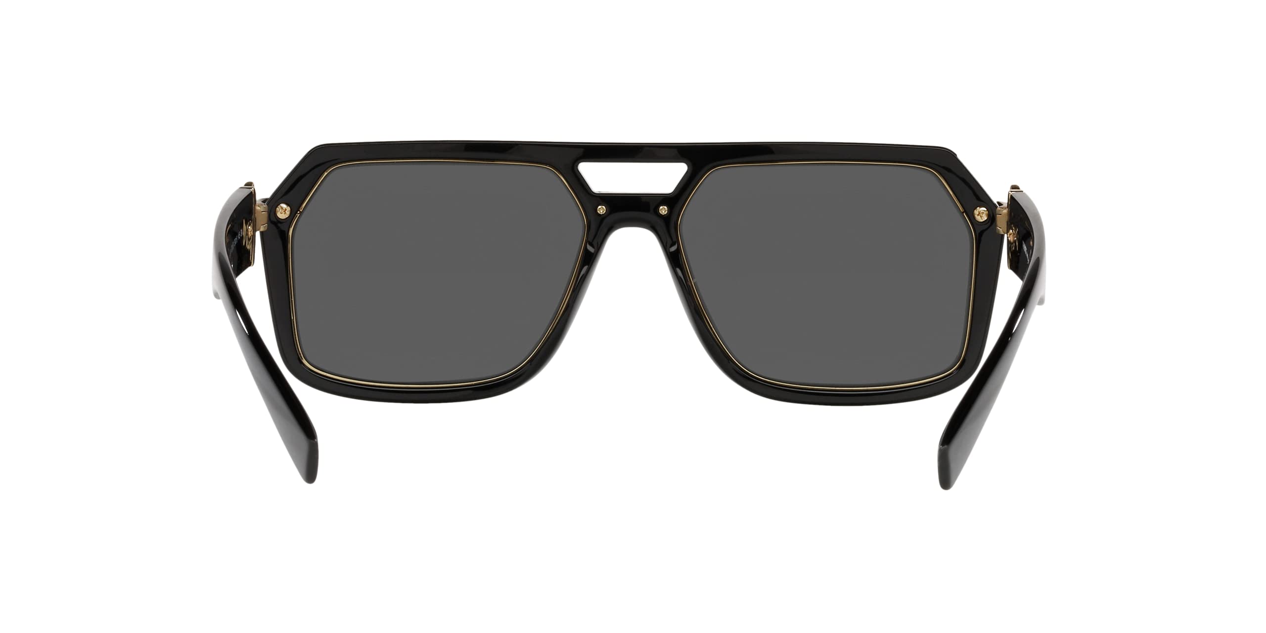 Versace Man Sunglasses Black Frame, Dark Grey Lenses, 58MM